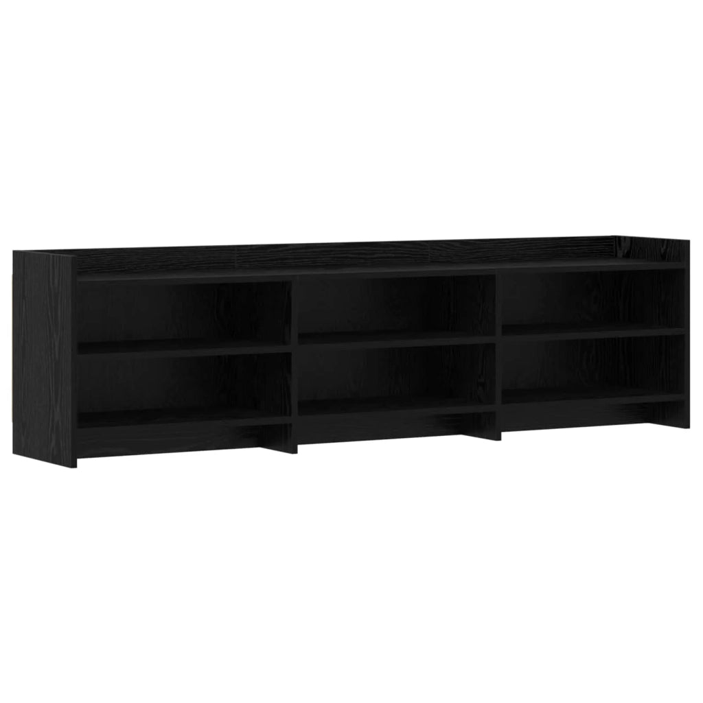 Mobile TV 168 x 33 x 47 cm Rovere Nero Legno ingegnerizzato 8011236