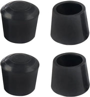 Flessibili per protezione dei piedi di tavolo, sedile di protezione per mobili, nero, 19 mm, set da 4