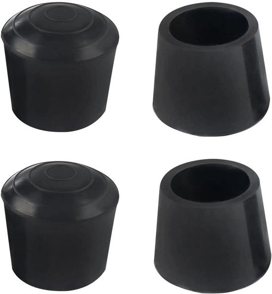Flessibili per protezione dei piedi di tavolo, sedile di protezione per mobili, nero, 19 mm, set da 4