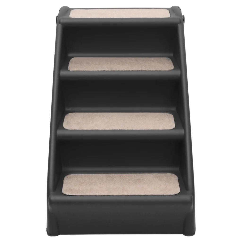 Scala Pieghevole per Cani Nera 62x40x49,5 cm CFW1138663