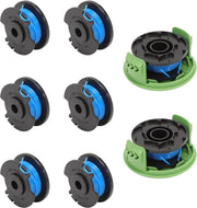Spola da filo di 33m RAC125 5132002434 adatto per Ryobi 18V ONE RLT1830H13 RLT1825Li OLT1831S motoseggio - set di 8+2 anelli di scambio