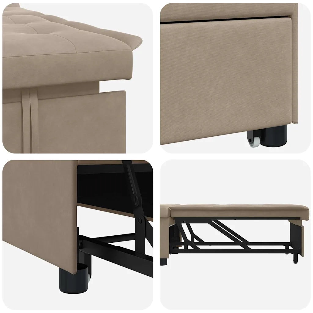 vidaXL Divano letto Talpa 67 x 194 x 82 cm Legno compensato