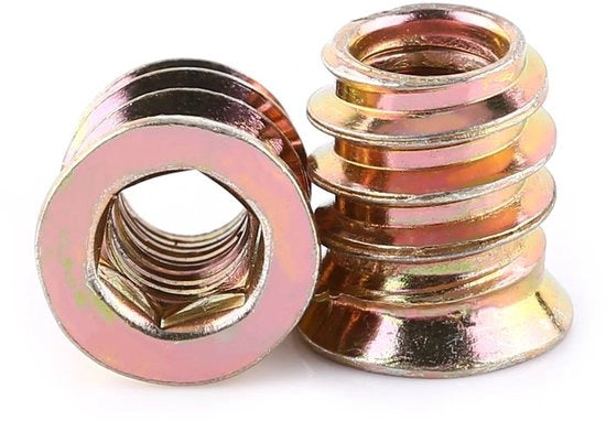 Kit di attrezzi da carpenteria - cassetti per viti 20 pezzi - viti a 6 gomiti - morse di segnalazione - morse di trasmissione - acciaio di carbonio zincato - filo grosso - morse di inserimento