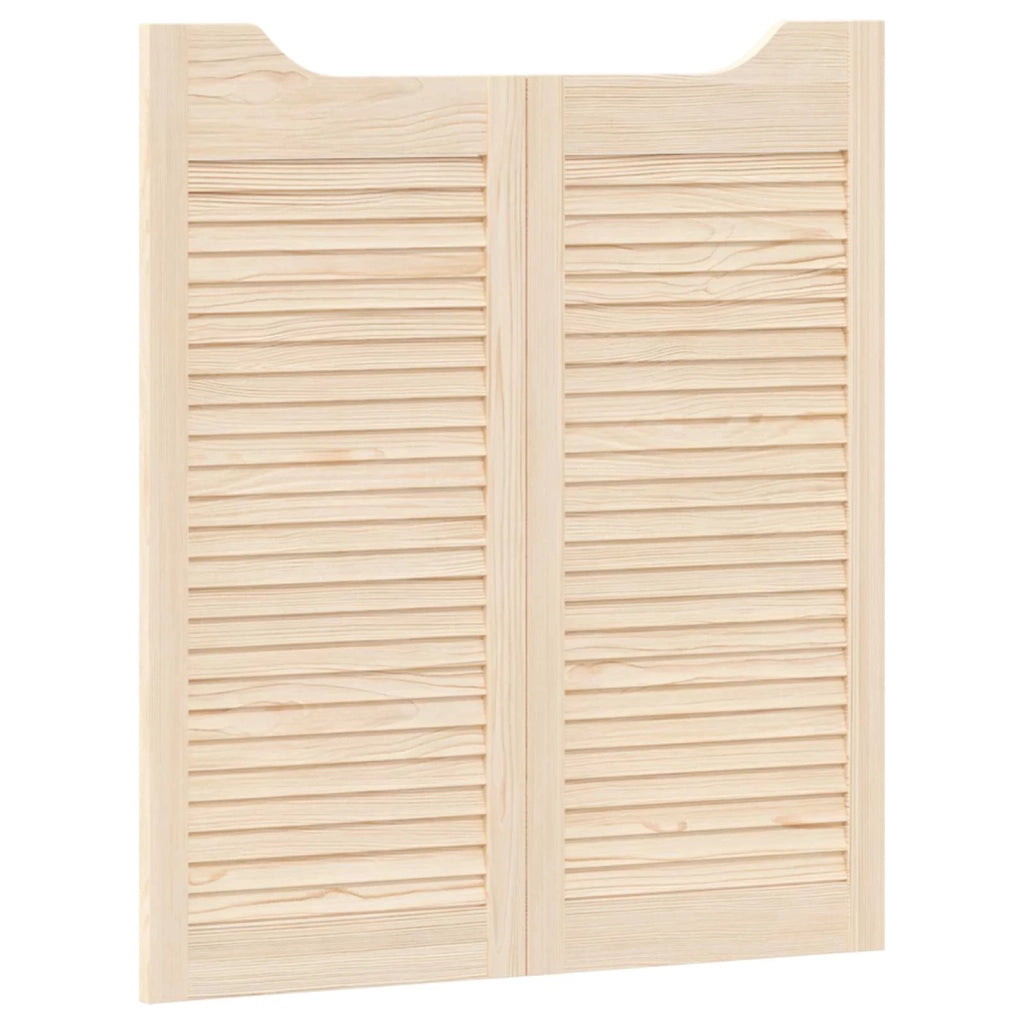 Porte Swing Naturale 90 x 40 cm Legno Massello di Pino