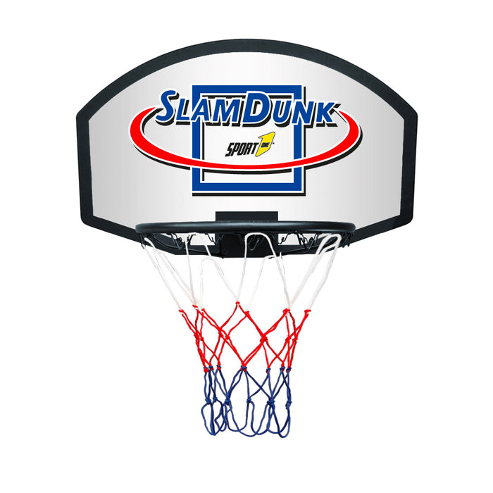 Canestro da Basket 71x45 cm  Slam Dunk Bianco Nero