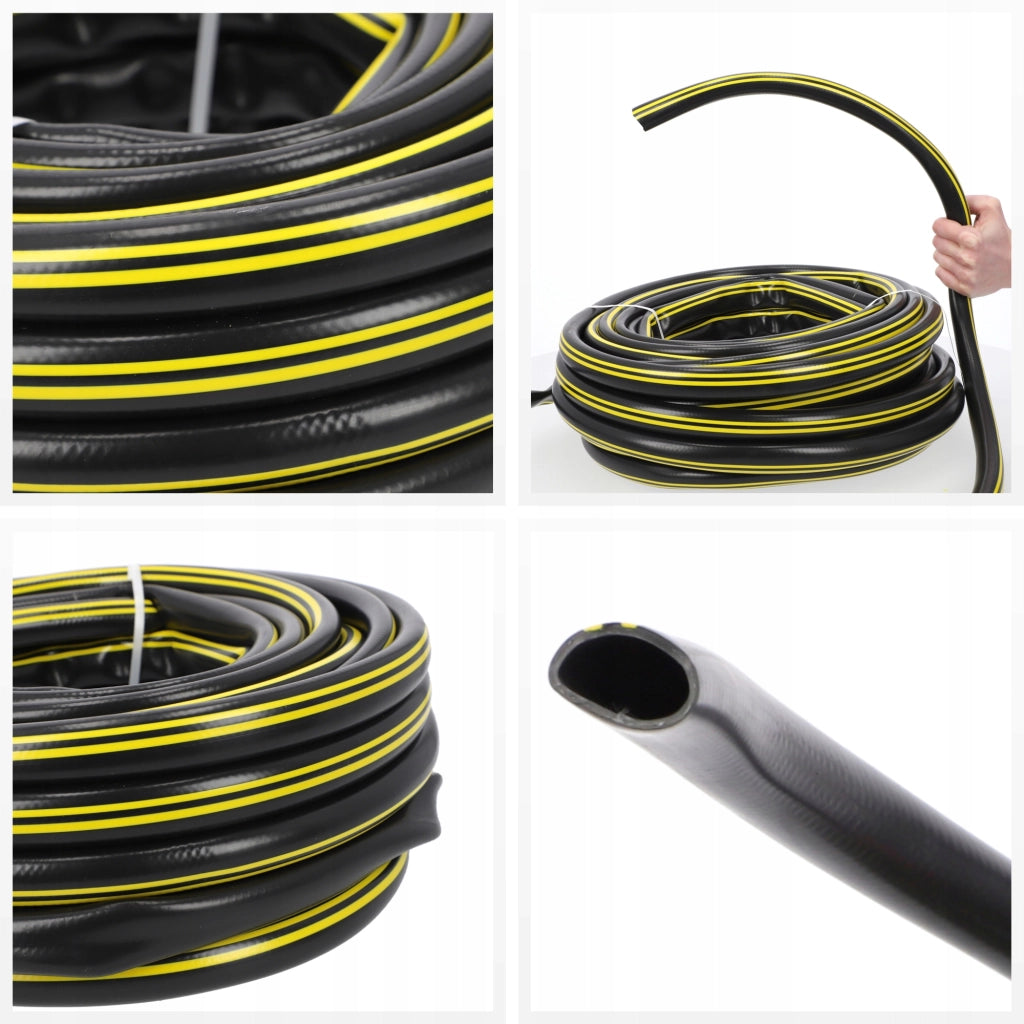Tubo da giardino KADAX da 20 m, diametro 3/4 di pollice, per acqua, 3 strati di gomma resistente, PVC flessibile