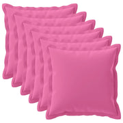 Federa 6 pcs HOUTEN Rosa 55 x 55 cm Poliestere 920510