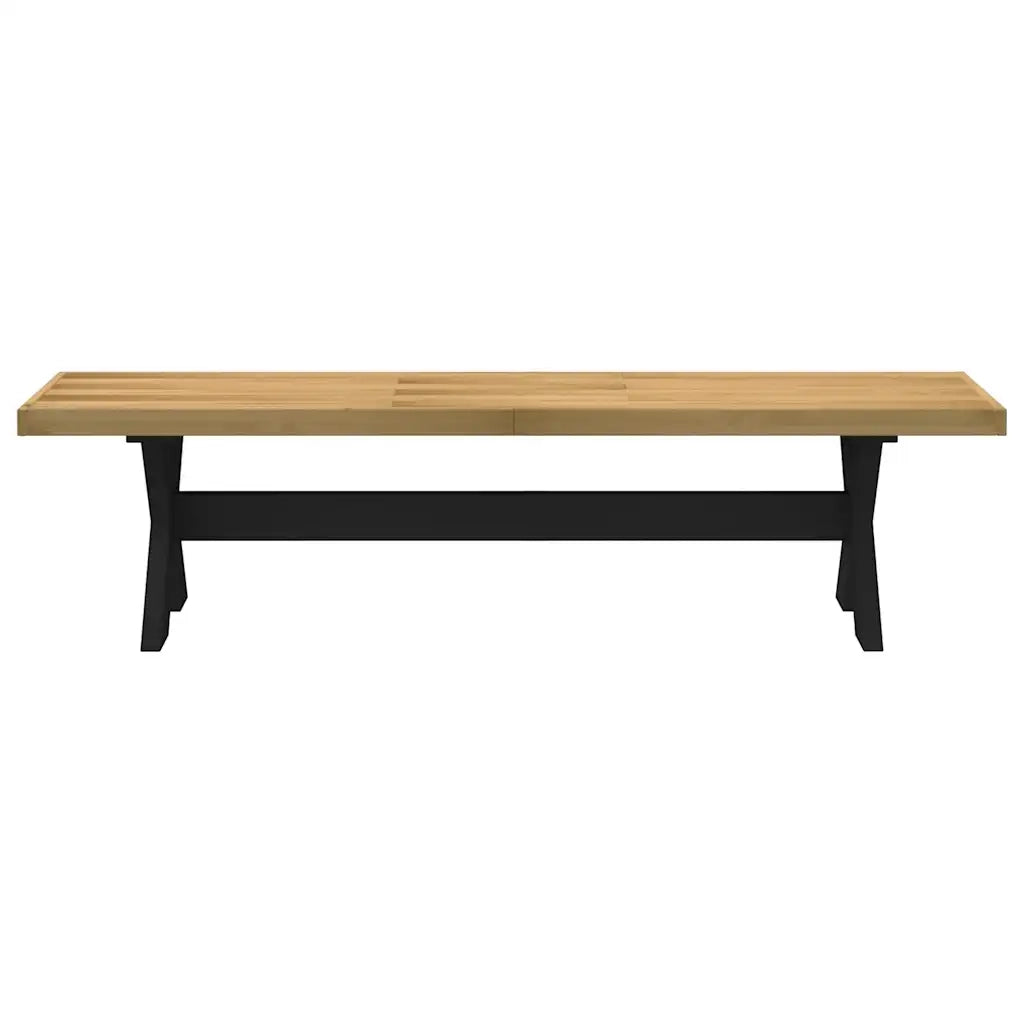 Panca Pranzo NOAIN Gambe a Forma X 180x40x45 cm Legno Massello 4100049