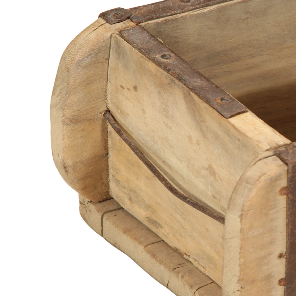 Set di 4 vassoi  60,5x15x9 cm in legno riciclato