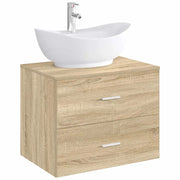 Lavabo da bagno Cromato 59 x 35 x 21 cm Metallo CFW3485968
