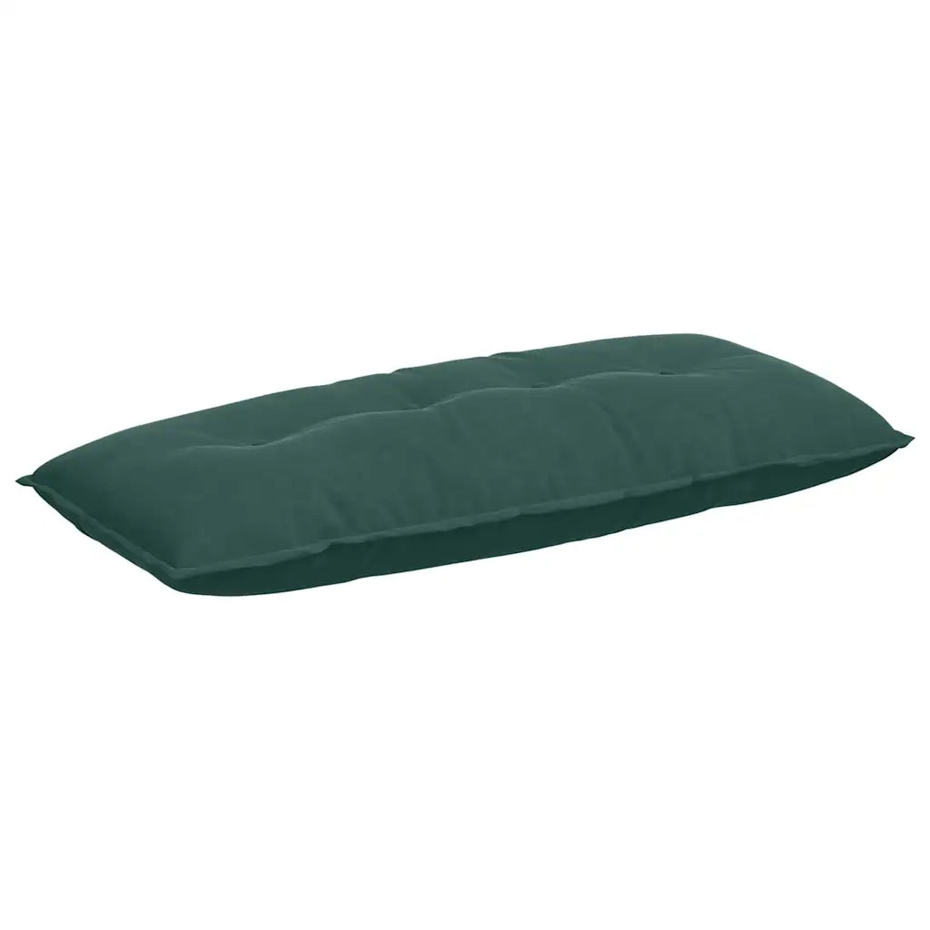 Cuscino per Schiena Verde Scuro 120 x 50 cm Tessuto in Cords 42014806