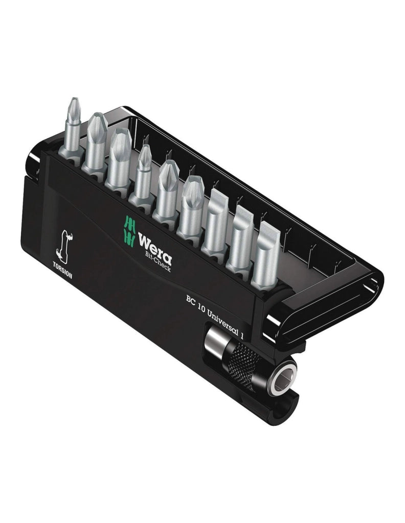 Set di inserti per avvitare WERA Bit-Check (10 pezzi)