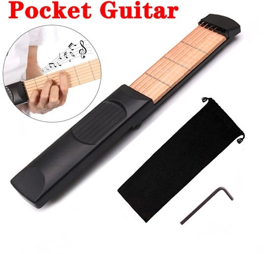 Otturatore di chitarra portatile, 6 tasti, accessorio per l'apprendimento di accordi di chitarra, adatto per principianti.