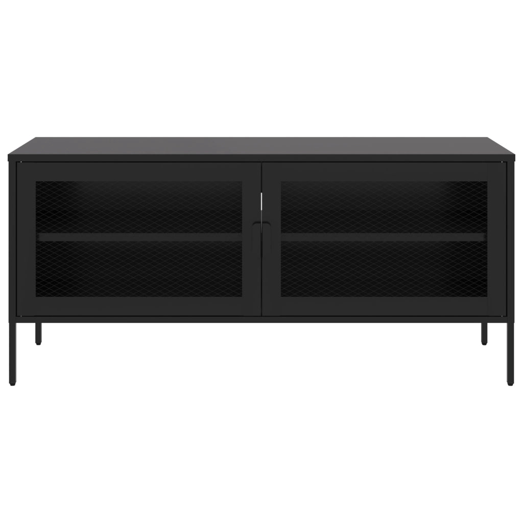 Mobile TV in metallo 120cm nero TOM