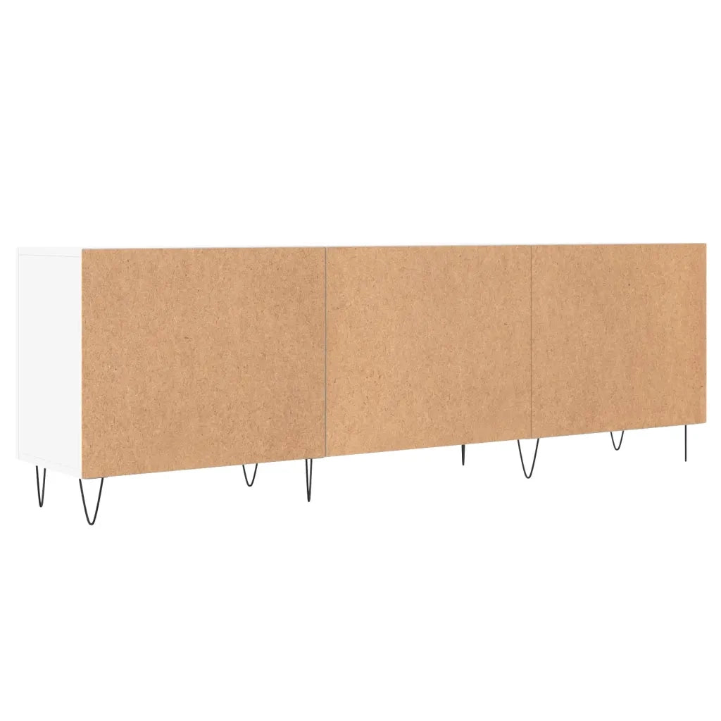 Mobile Porta TV-Mobile per TV-Credenza TV Bianco 150x30x50 cm in Legno Multistrato 690632