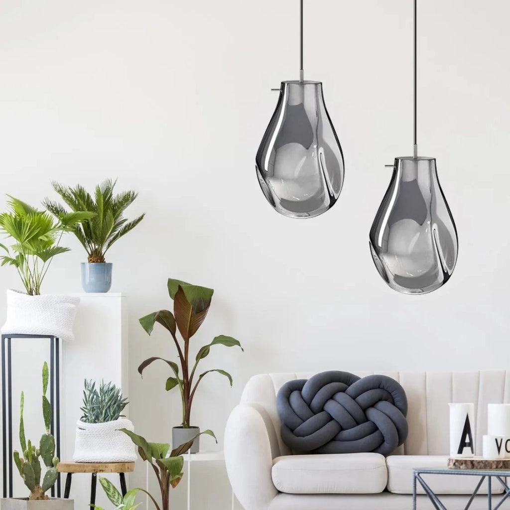 Lampada Da Soffitto Pensile Di Vetro APP328-1CP Amber
