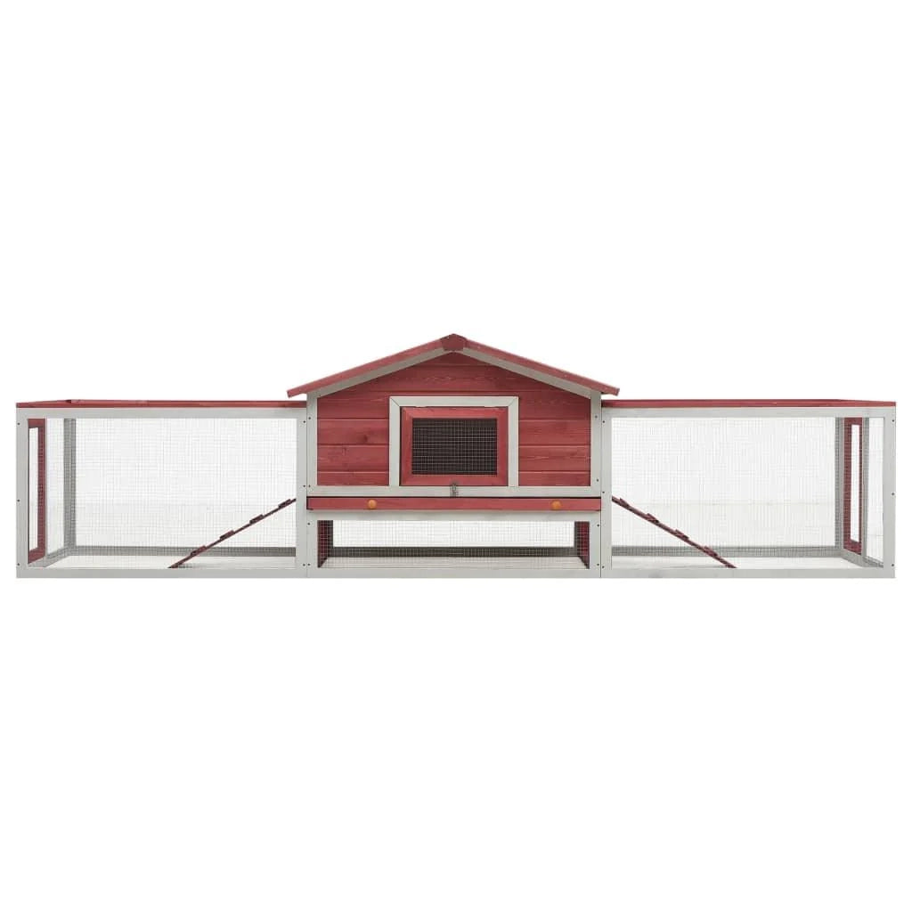 Conigliera 303 x 60 x 86 cm in pino massiccio e abete rosso 02_0000614