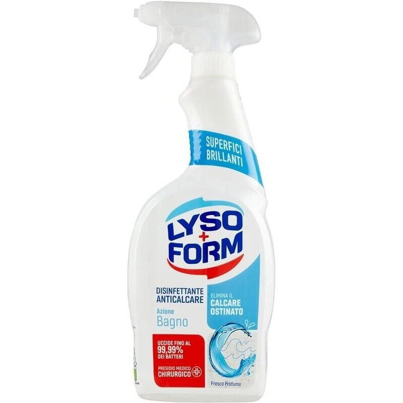 LYSOFORM SPRAY AZIONE BAGNO SET 12 PZ X 700 ML DISINFETTANTE ANTICALCARE