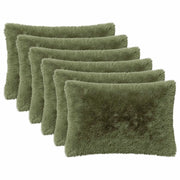 Federa 6 pcs HEERLEN Verde 50 x 75 cm Fleece PV 911784