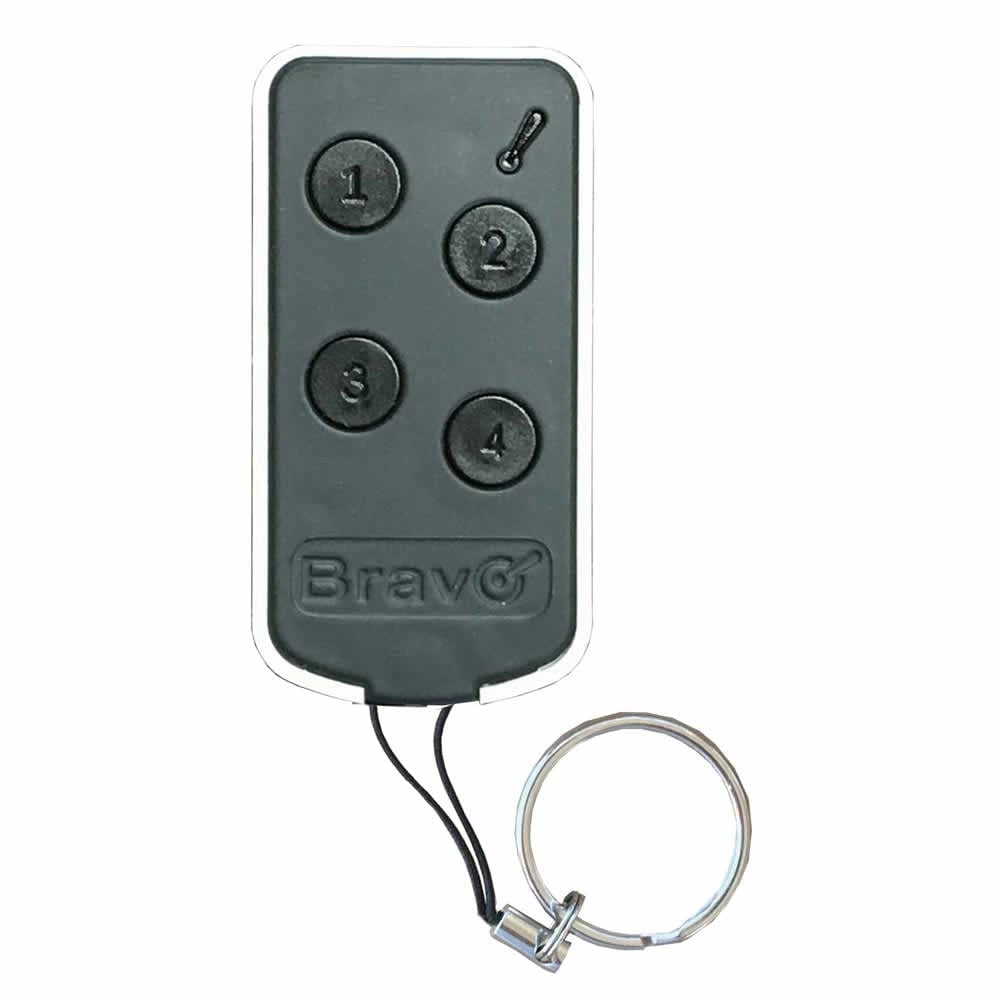 Radiocomando Apricancello Door Bravo Mhz 433 Banchi 4 con CR2032 2 Pezzi