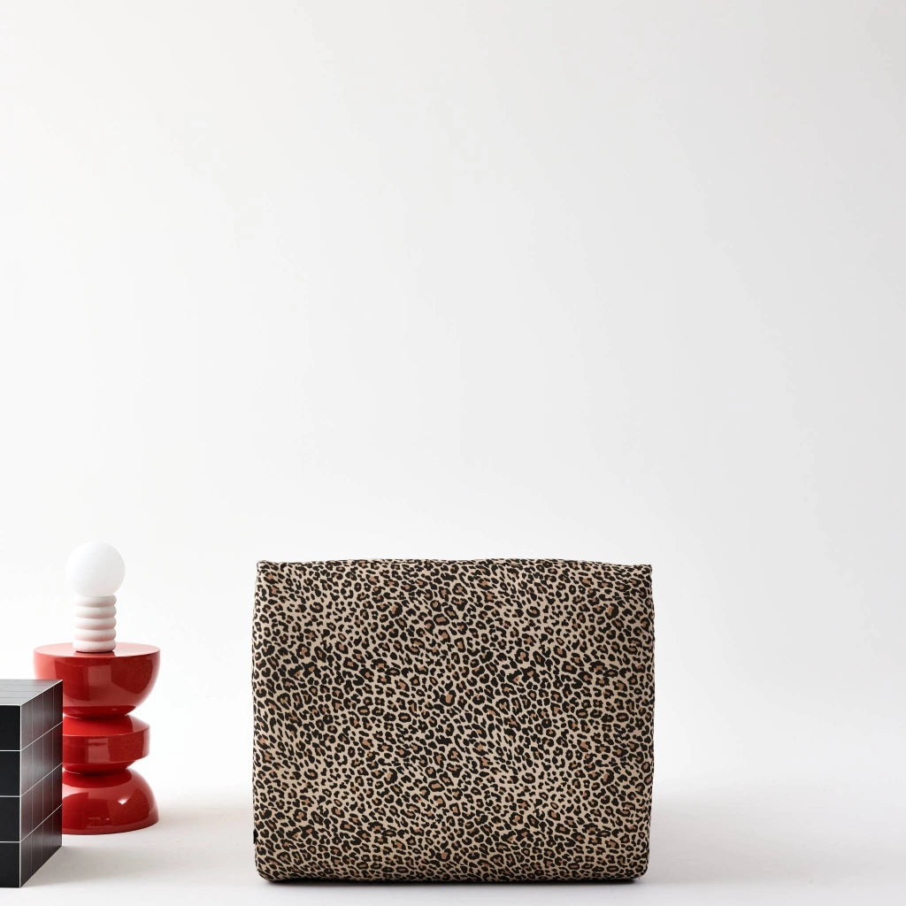 Poltrona in tessuto leopardato, 1 posto, leopardo