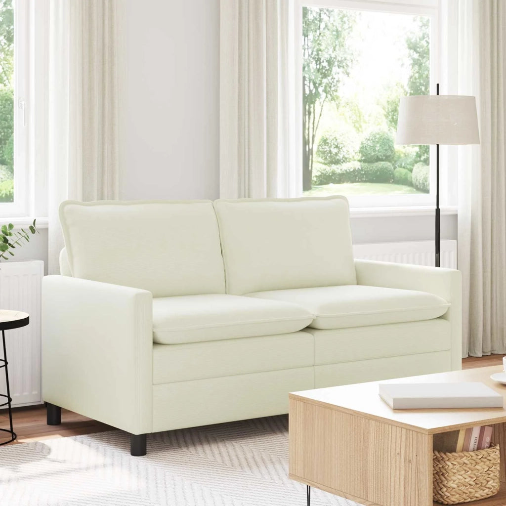 Divano Crema 156 x 81 x 87,5 cm Tessuto