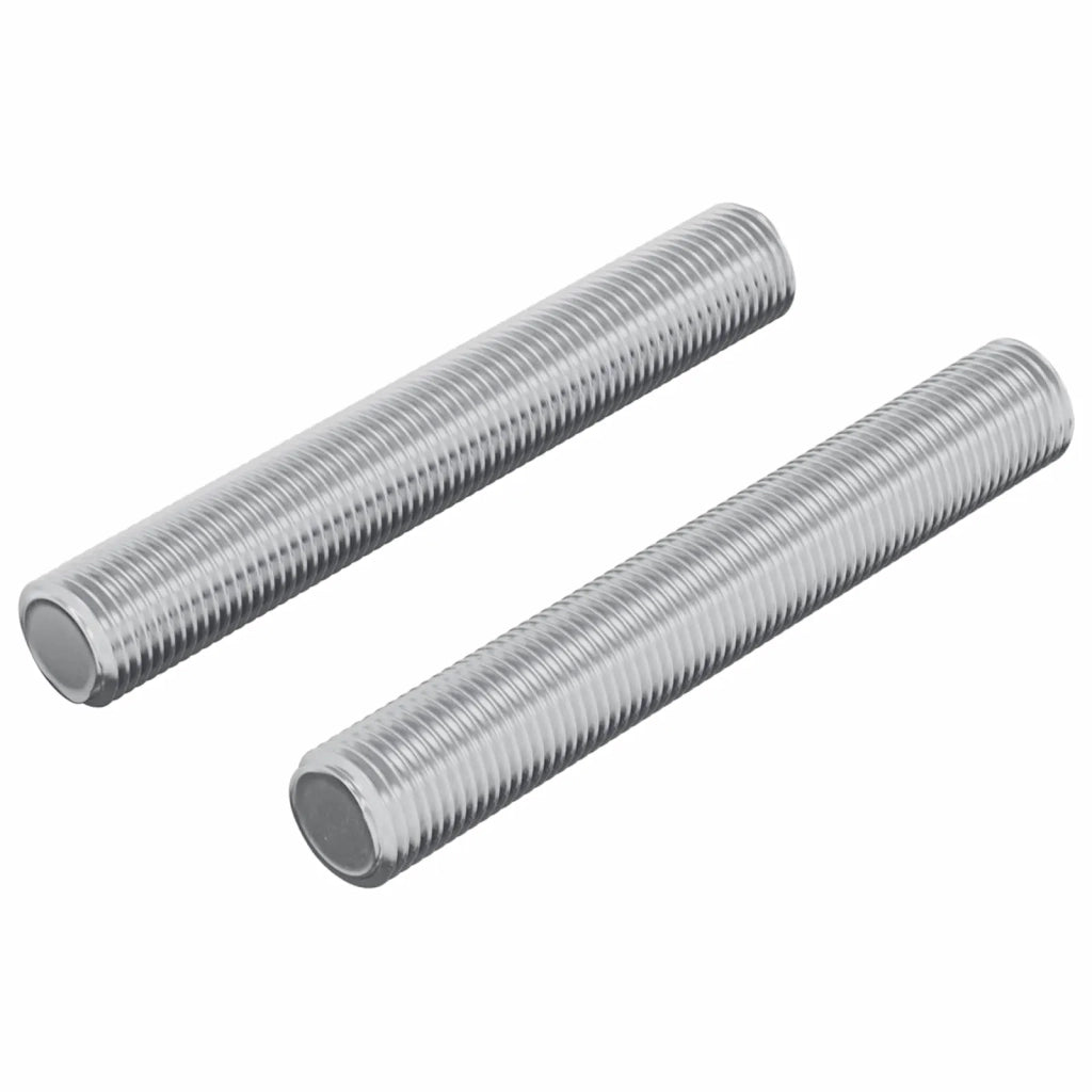 Asta Filettata 2 pz Argento 8 x 55 mm Acciaio CFW5107181