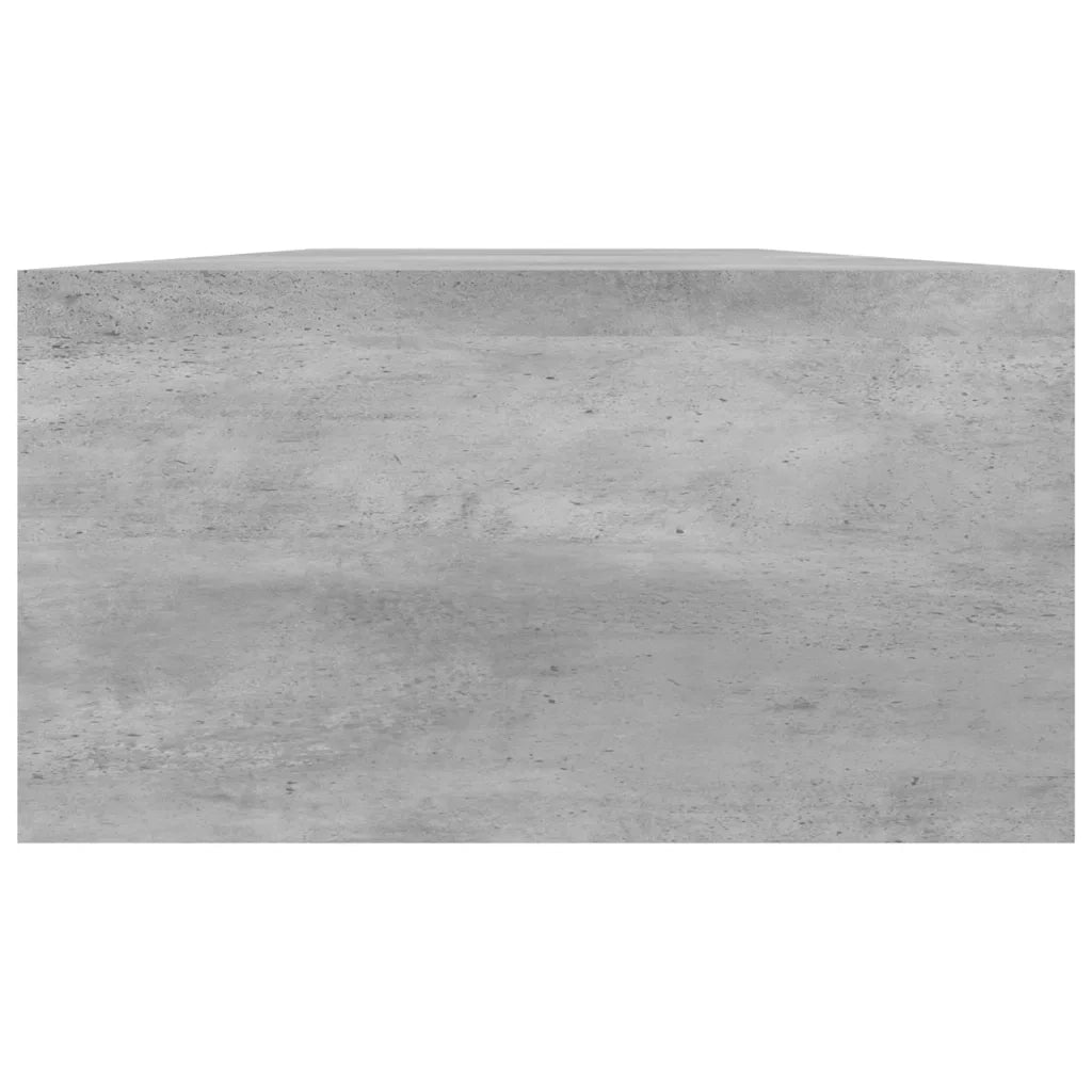 Supporto Monitor Grigio Cemento 100x24x13 cm Legno Multistrato 800337