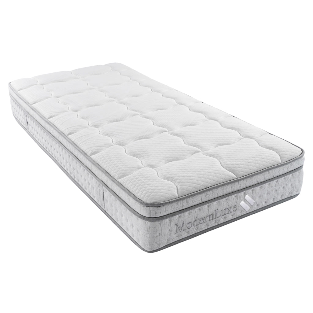 Materasso ibrido a molle insacchettate bianco 90x200 cm
