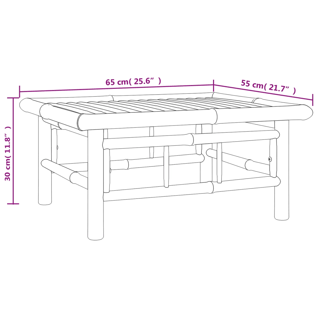 Set Salotto da Giardino 6pz con Cuscini Grigio Scuro BambÃ¹