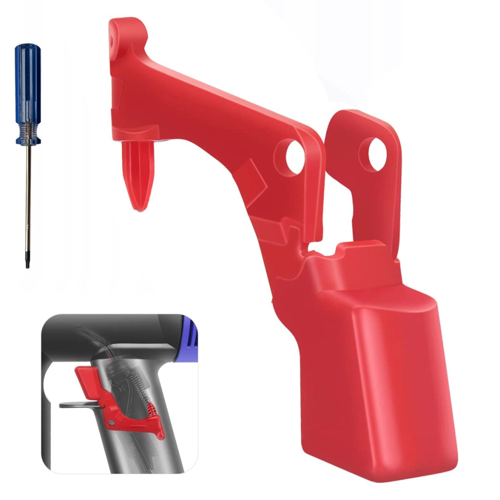 Pulsante di Ricambio per Aspirapolvere compatibile con Dyson V10 V11 SV12 SV14 – Rosso, Materiale Resistente
