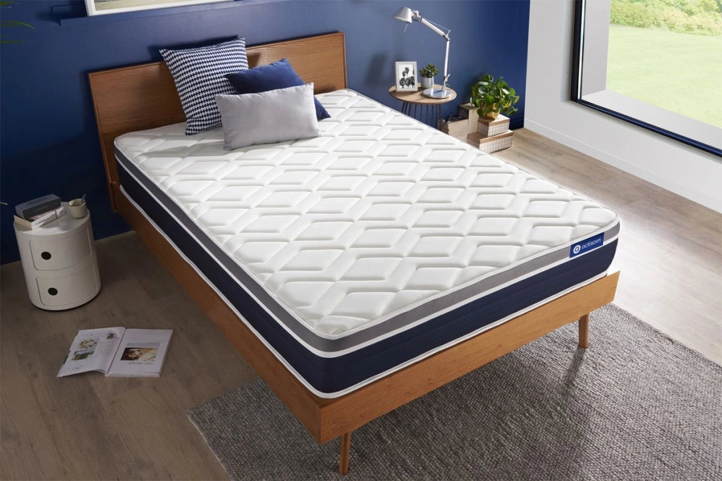 Materasso Actiflex confort 80x210cm - Spessore : 26cm - Molle insacchettate e memory foam - Moderatamente rigido