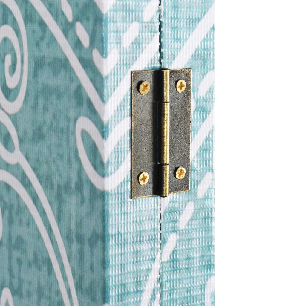 Paravento/divisorio/parete divisoria/decorazione/mobile 228 cm motivo farfalla blu 0802049