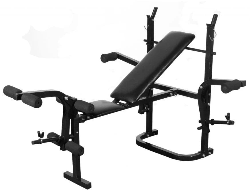 Panca completa multiposizione per allenamento con pesi per sport fitness e bodybuilding (0702052)