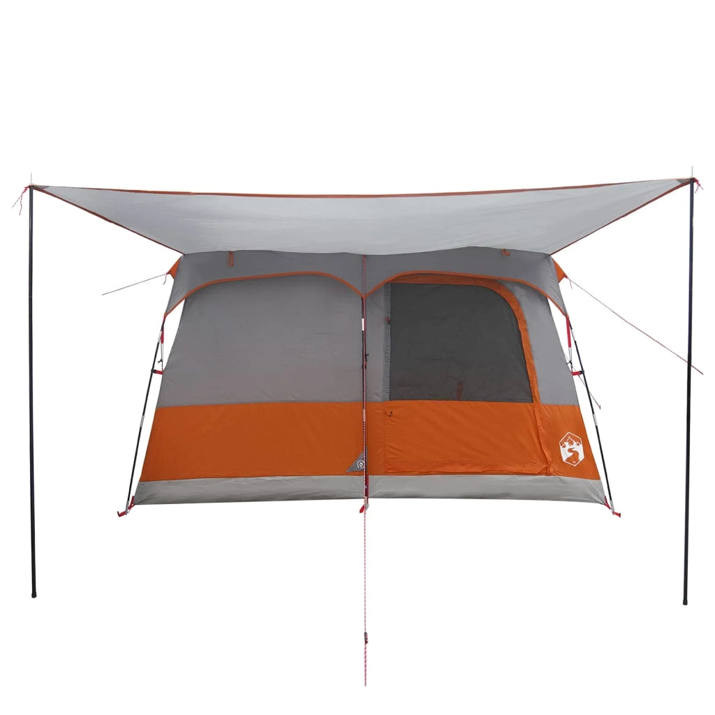 Tenda Familiare con tetto Grigio e arancione 380 x 260 x 190 cm 42028495