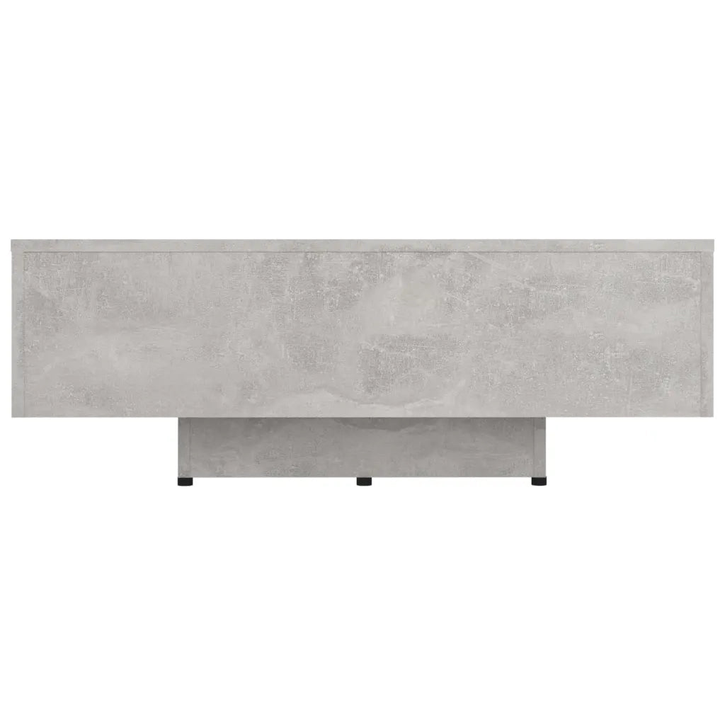 Tavolino Salotto-Tavolino da Soggiorno Grigio Cemento 85x55x31 cm Legno Multistrato