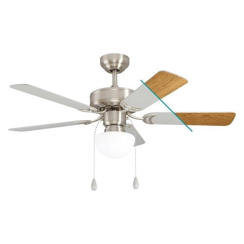 Ventilatore soffitto eglo 35074 cadiz nickel