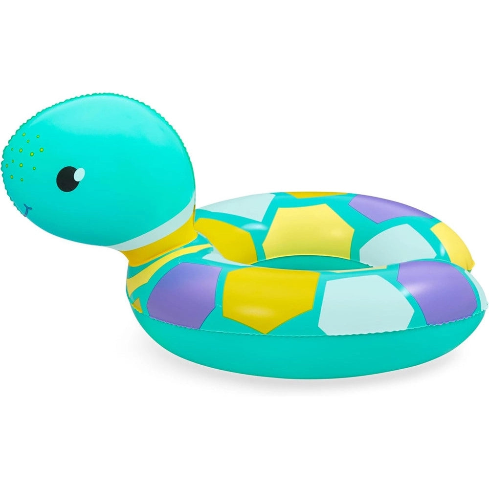 Trade Shop - Salvagente Galleggiante Gonfiabile Con Testa Animali Buffi Per Bambini 3-6 Anni 36405 -