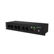 Ups atlantis a03-pdu1000-rc rack off line 800va (480w) per rack 19 corti (153mm) batteria 12v 9ah 8p schuko in backup