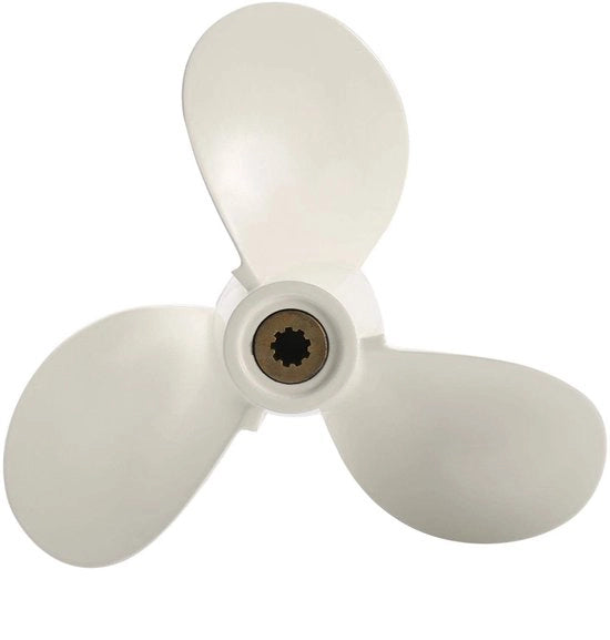 Propeller Bordo Esterno 7 1/2 x 8 BA - Leggero - Portatile - 3 Pale - Alluminio - Facile da installare - Motopropulsore