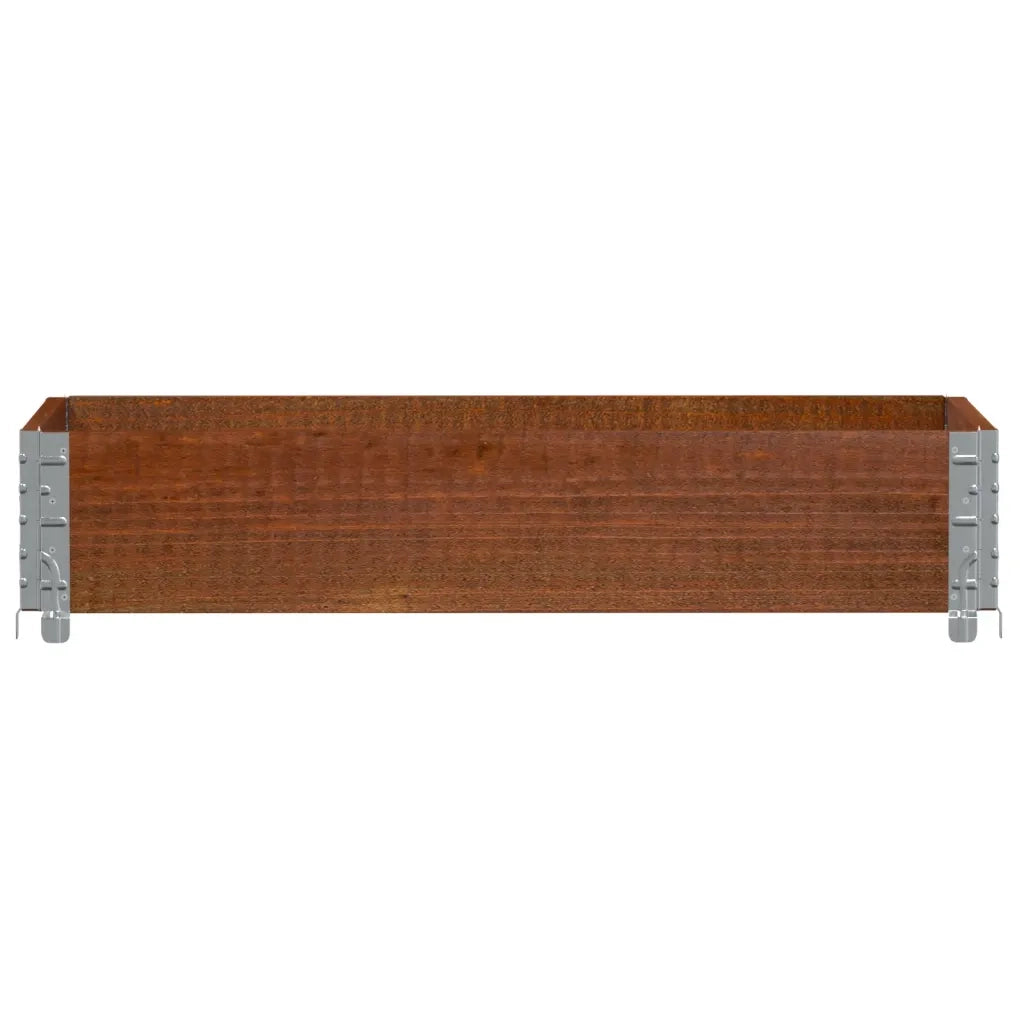 Fioriera da Giardino Marrone 100x50 cm Legno Massello di Pino 3295390