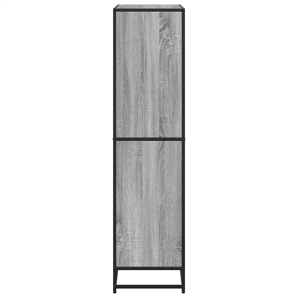 Libreria Grigio Sonoma 80,5x35x139 cm in Truciolato 3300848