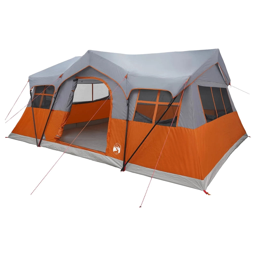 Tenda Familiare con tetto Grigio e arancione 487 x 340 x 216 cm 42028675