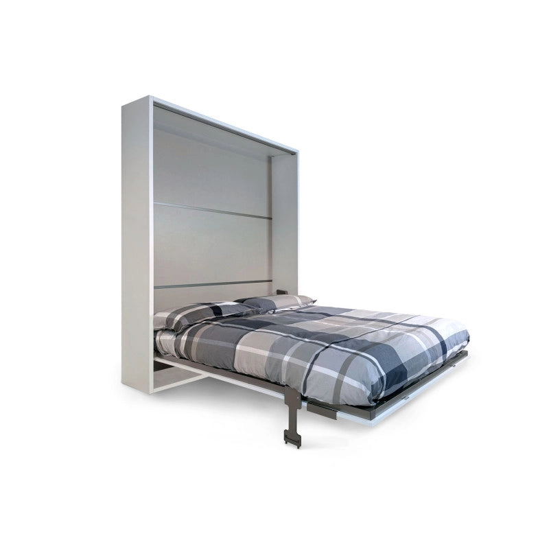 Letto matrimoniale a scomparsa 160 Versia con armadio dx 2 ante - Bianco