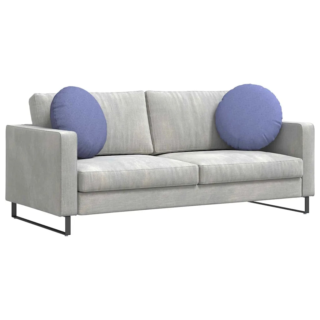 Cuscini per Seduta 2 pz | Cuscini per sedie Blu jeans ?50 x 19 cm Tessuto
