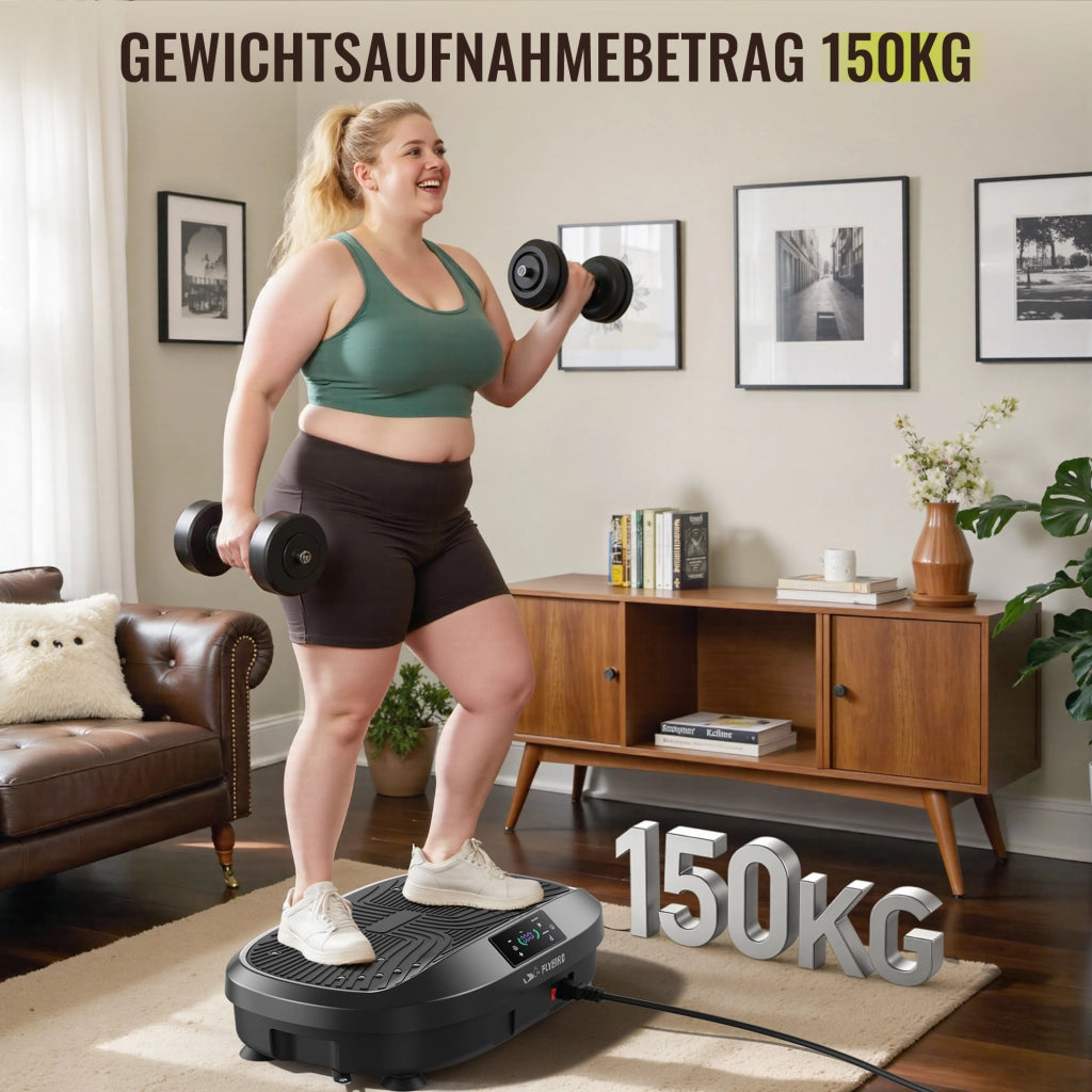 Pedana Vibrante 120 Velocit¨¤ ¨C Xylo ¨C 150kg Capacit¨¤ Allenamento Corpo