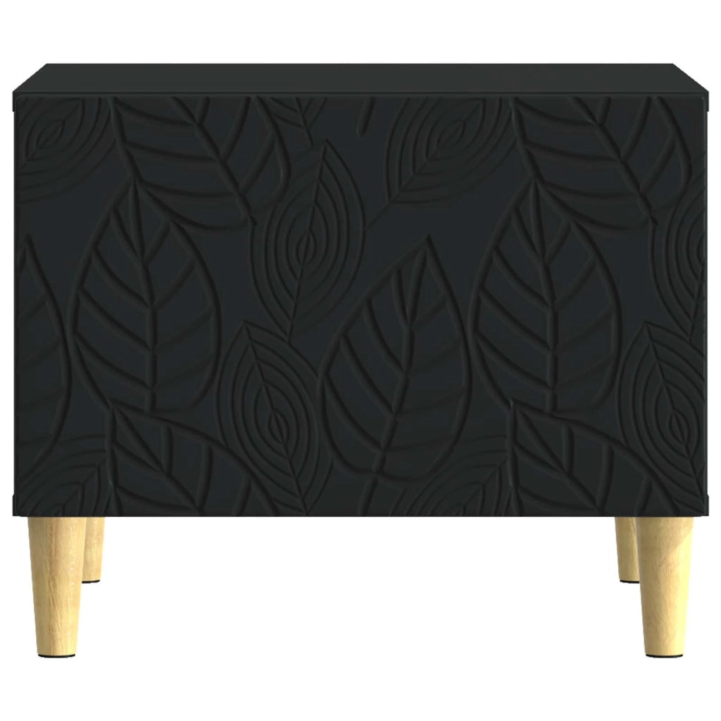 Tavolino da salotto Nero 50 x 49 x 40 cm Legno ingegnerizzato 895196