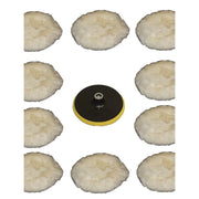 10 tamponi lucidanti 220mm con disco lucidante 3408072