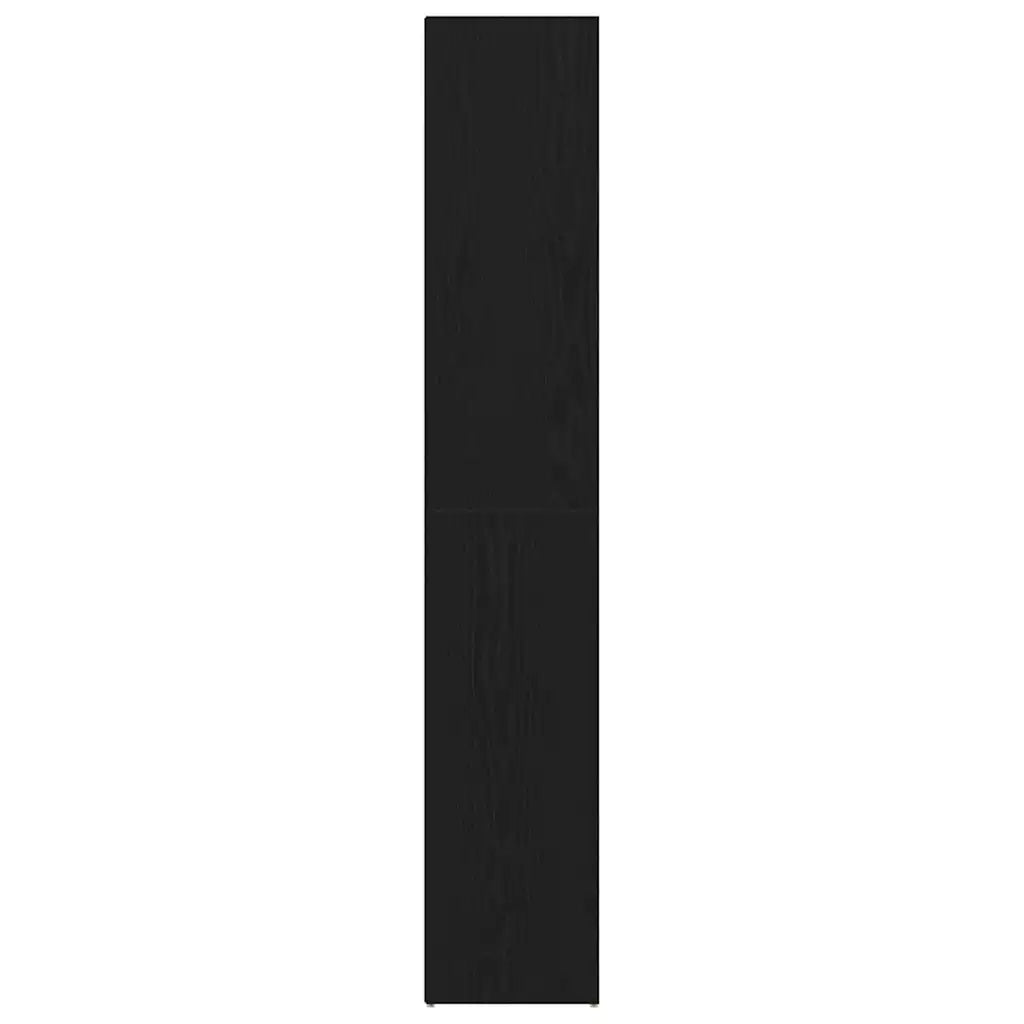 Armadio per Libri Rovere Nero 36 x 30 x 171 cm 862499