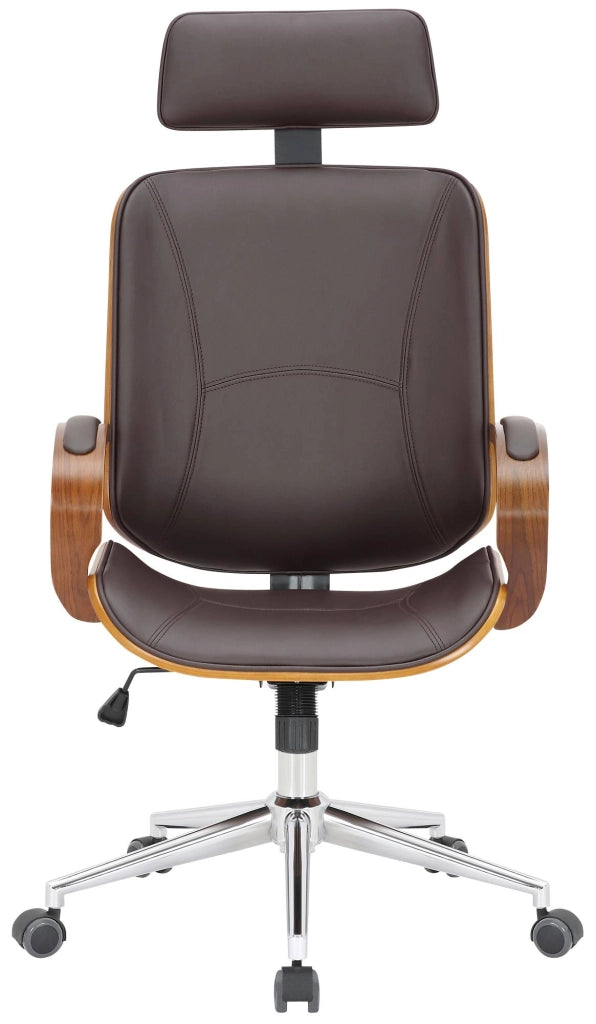 Sedia da ufficio Dayton Noce/marrone